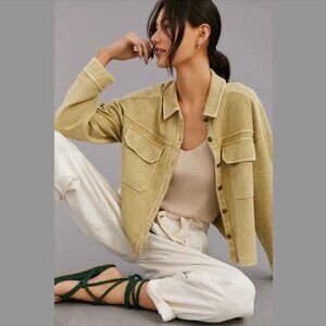 Anthropologie Pilcro Shrunken Shacket NWT